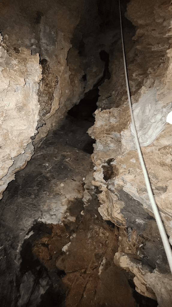 Explorer in cave