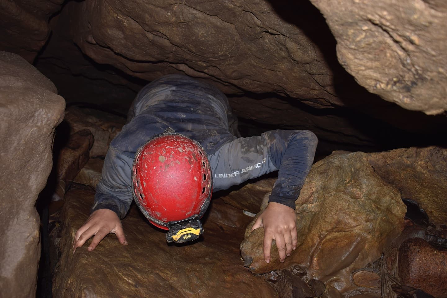 Cave interior rocks